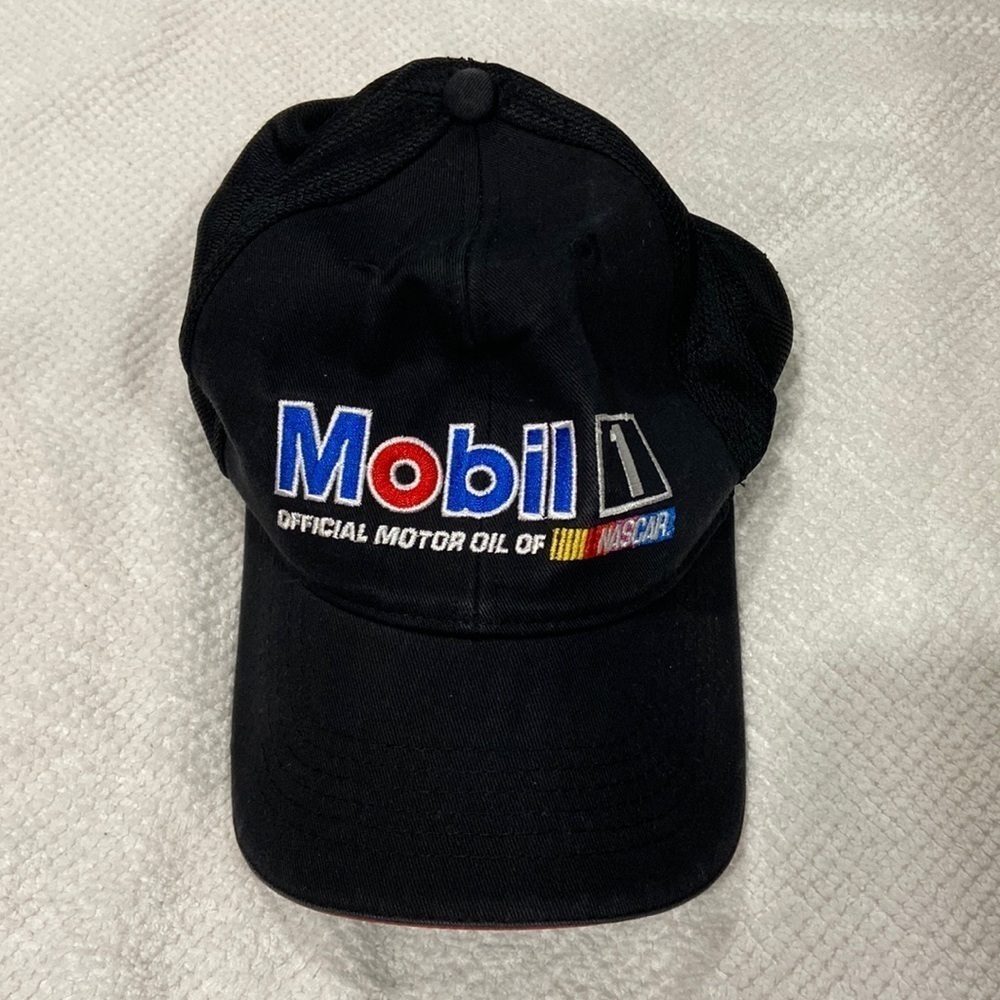 - MOBIL 1 Official Motor Oil of NASCAR cap.​​​​​​